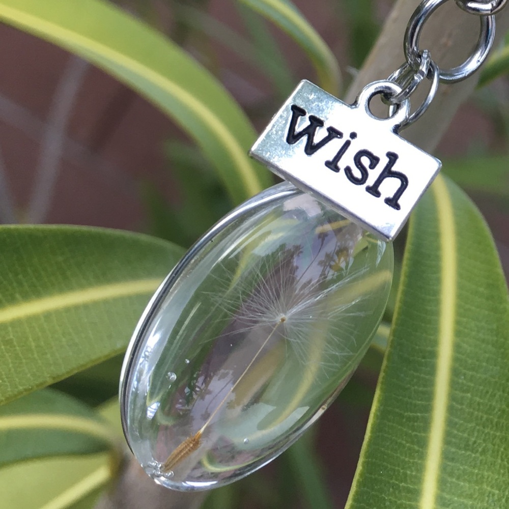 Keychain 💕 DANDELION seed  - Make a Wish - Picture 4 of 7